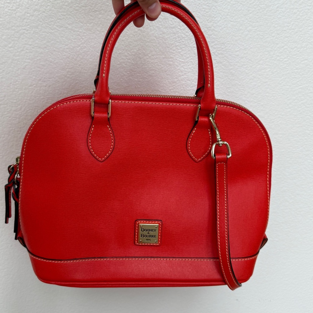Dooney & Bourke Red Satchel Purse